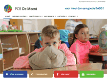 Tablet Screenshot of pcbdemeent.nl